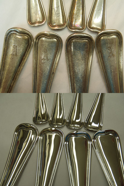 Silverware: Before and After